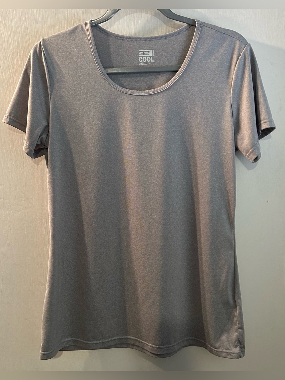 32 Degrees Cool short Sleeve Tee - light Gray Size L